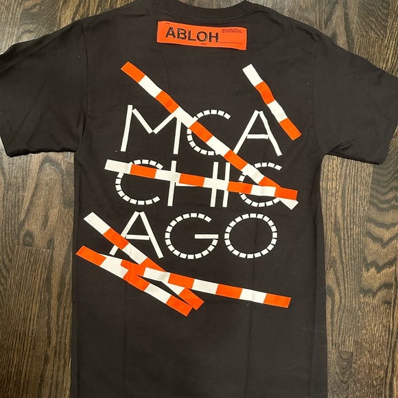 Virgil Abloh x MCA Figures of Speech Tape Tee, unisex, size small - Picture 2 of 4